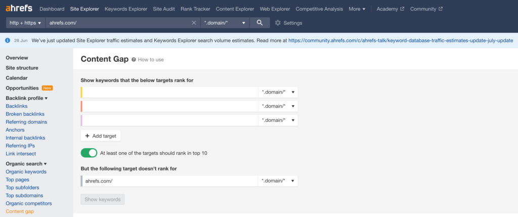 do content gap analysis